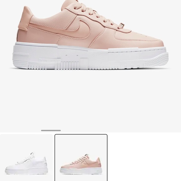 Blush Nike Air Force Ones Size 7 - Picture 7 of 14